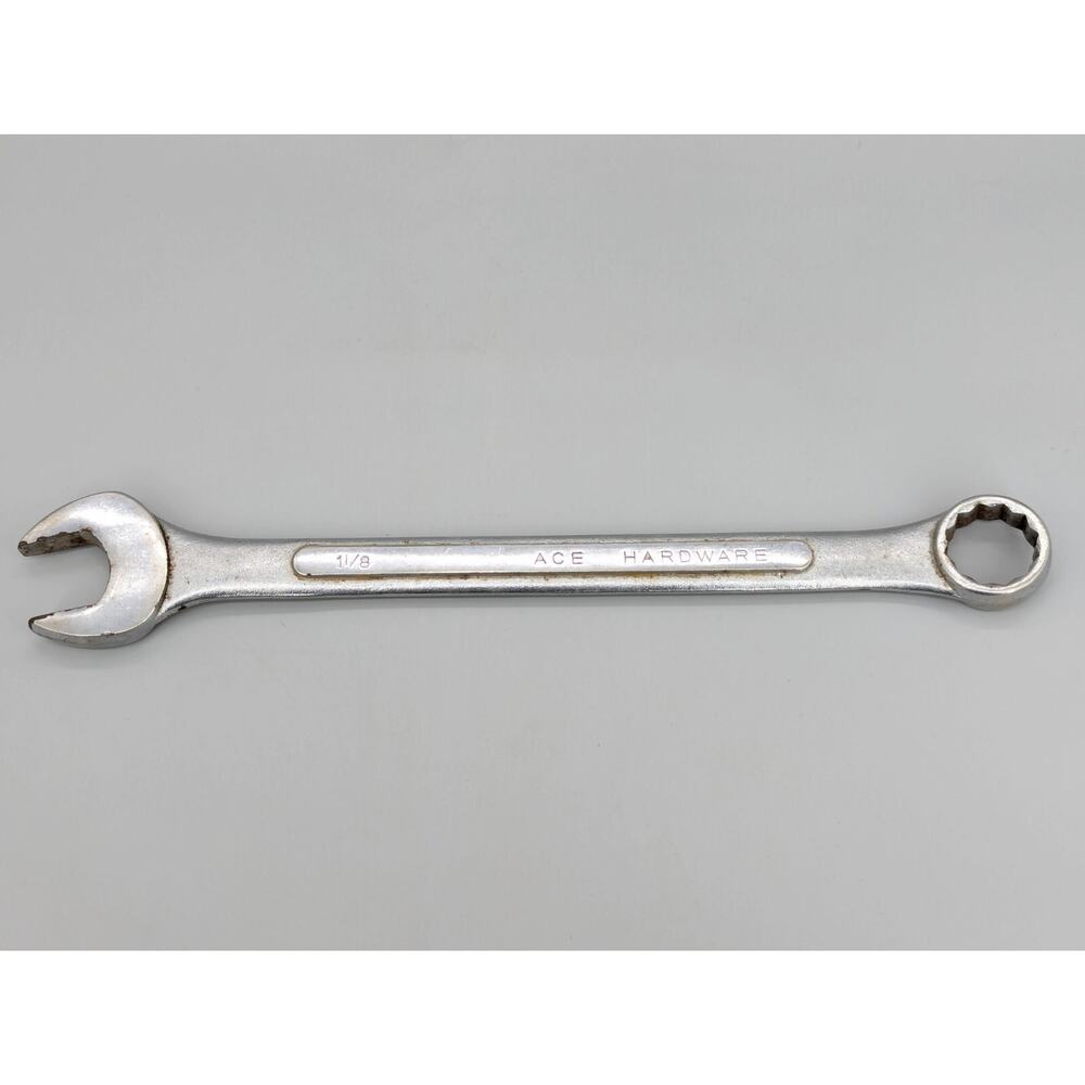 Ace Drop Forged 1-1/8" Combination Wrench 14.75" Long SAE 12 Pt 25913